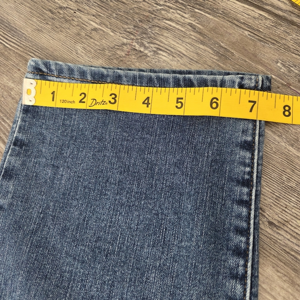 Athleta Sculptek Slim Straight Crop Jeans Women’s 8 Dark Wash - Picture 7 of 8
